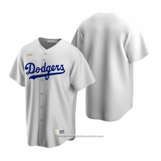 Maglia Baseball Uomo Los Angeles Dodgers Cooperstown Collection Primera Bianco