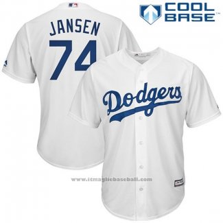 Maglia Baseball Uomo Los Angeles Dodgers Kenley Jansen Bianco Cool Base