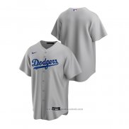 Maglia Baseball Uomo Los Angeles Dodgers Replica Alternato Grigio