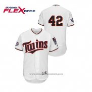 Maglia Baseball Uomo Minnesota Twins 2019 Jackie Robinson Day Flex Base Bianco