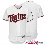 Maglia Baseball Uomo Minnesota Twins Blank Bianco Flex Base Autentico Collection