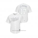 Maglia Baseball Uomo Minnesota Twins Jose Berrios 2019 Players Weekend Replica Bianco