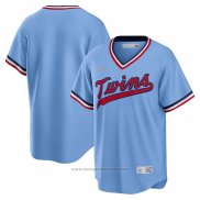 Maglia Baseball Uomo Minnesota Twins Road Cooperstown Collection Blu