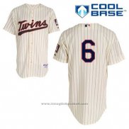 Maglia Baseball Uomo Minnesota Twins Tony Oliva 6 Crema Alternato Cool Base