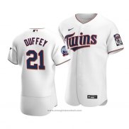 Maglia Baseball Uomo Minnesota Twins Tyler Duffey Autentico Primera Bianco