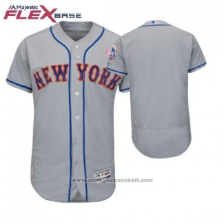 Maglia Baseball Uomo New York Mets Grigio 2018 Festa della mamma Flex Base