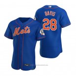 Maglia Baseball Uomo New York Mets J.d. Davis Alternato Autentico Blu