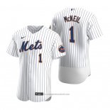 Maglia Baseball Uomo New York Mets Jeff Mcneil Autentico Home Bianco