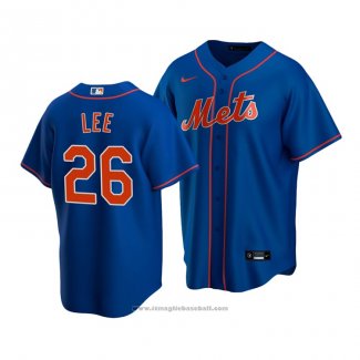 Maglia Baseball Uomo New York Mets Khalil Lee Replica Blu