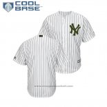 Maglia Baseball Uomo New York Yankees 2018 Memorial Day Cool Base Bianco