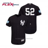 Maglia Baseball Uomo New York Yankees C.c. Sabathia Cool Base Allenamento Primaverile 2019 Blu