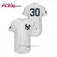 Maglia Baseball Uomo New York Yankees Edwin Encarnacion 2019 Postseason Flex Base Bianco