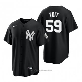 Maglia Baseball Uomo New York Yankees Luke Voit Replica 2021 Nero