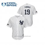 Maglia Baseball Uomo New York Yankees Masahiro Tanaka 2019 Postseason Cool Base Bianco