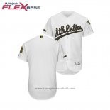 Maglia Baseball Uomo Oakland Athletics 2018 Memorial Day Flex Base Bianco