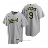 Maglia Baseball Uomo Oakland Athletics Reggie Jackson Replica Road Grigio