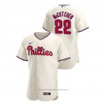 Maglia Baseball Uomo Philadelphia Phillies Andrew Mccutchen Autentico 2020 Alternato Crema