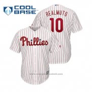 Maglia Baseball Uomo Philadelphia Phillies J.t. Realmuto Cool Base Home Bianco