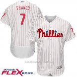 Maglia Baseball Uomo Philadelphia Phillies Maikel Franco Bianco Flex Base Autentico Collection