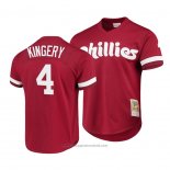 Maglia Baseball Uomo Philadelphia Phillies Scott Kingery Cooperstown Collection Rosso