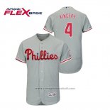 Maglia Baseball Uomo Philadelphia Phillies Scott Kingery Flex Base Grigio