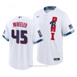 Maglia Baseball Uomo Philadelphia Phillies Zack Wheeler 2021 All Star Replica Bianco