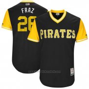 Maglia Baseball Uomo Pittsburgh Pirates 2017 Little League World Series Adam Frazier Nero