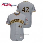 Maglia Baseball Uomo Pittsburgh Pirates 2019 Jackie Robinson Day Flex Base Grigio