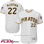 Maglia Baseball Uomo Pittsburgh Pirates Andrew Mccutchen Autentico Collection Bianco Flex Base