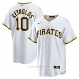 Maglia Baseball Uomo Pittsburgh Pirates Bryan Reynolds Replica Bianco