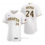 Maglia Baseball Uomo Pittsburgh Pirates Chris Archer Autentico 2020 Primera Bianco