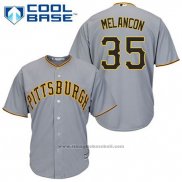 Maglia Baseball Uomo Pittsburgh Pirates Mark Melancon 35 Grigio Cool Base