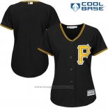 Maglia Baseball Uomo Pittsburgh Pirates Nero Cool Base