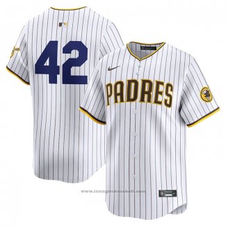 Maglia Baseball Uomo San Diego Padres 2024 Jackie Robinson Day Home Limited Bianco