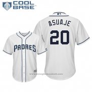 Maglia Baseball Uomo San Diego Padres Carlos Asuaje Cool Base Home Bianco