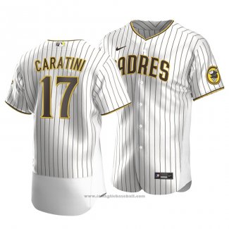 Maglia Baseball Uomo San Diego Padres Victor Caratini Autentico Primera Bianco