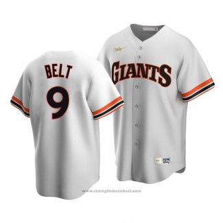 Maglia Baseball Uomo San Francisco Giants Brandon Belt Cooperstown Collection Primera Bianco