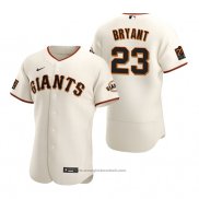 Maglia Baseball Uomo San Francisco Giants Kris Bryant Autentico Home Crema