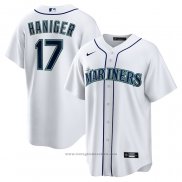 Maglia Baseball Uomo Seattle Mariners Mitch Haniger Primera Replica Bianco