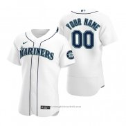 Maglia Baseball Uomo Seattle Mariners Personalizzate Autentico Primera Bianco