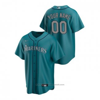 Maglia Baseball Uomo Seattle Mariners Personalizzate Replica Alternato Verde