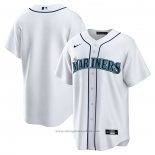 Maglia Baseball Uomo Seattle Mariners Primera Replica Bianco