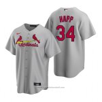Maglia Baseball Uomo St. Louis Cardinals Jordan Walker 2024 Rickwood Classic Replica Grigio Maglia Baseball Uomo St. Louis Cardinals Jordan Walker 2024 Rickwood Classic Replica Grigio