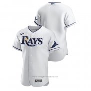 Maglia Baseball Uomo Tampa Bay Rays Authentic Bianco