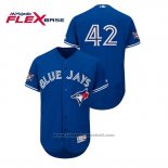 Maglia Baseball Uomo Toronto Blue Jays 2019 Jackie Robinson Day Flex Base Blu