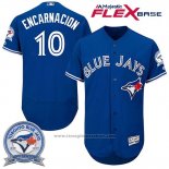 Maglia Baseball Uomo Toronto Blue Jays Edwin Encarnacion 10 Flex Base