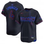 Maglia Baseball Uomo Toronto Blue Jays George Springer 2024 City Connect Limited Nero