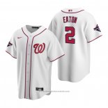 Maglia Baseball Uomo Washington Nationals Adam Eaton Replica Bianco