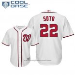 Maglia Baseball Uomo Washington Nationals Juan Soto Cool Base Home Bianco