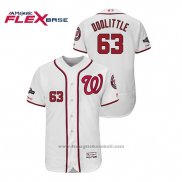 Maglia Baseball Uomo Washington Nationals Sean Doolittle 2019 Postseason Flex Base Bianco